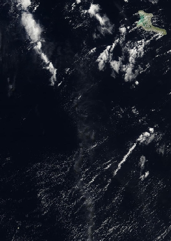 Jarvis Island and Kiritimati space