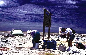 Jarvis Island during the daytime.